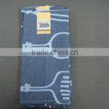 Fork Jacquard Style Not Fade Tea Towel 100% Cotton Factory Price thumbnail-1