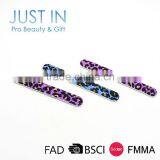 China Supplier Beauty Salon Tools Leopard Pattern Decorative Nail File,Best Fingernail File