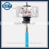 Selfie Monopod Telescopic Selfie Stick With Cable No Batteries Required thumbnail-1