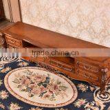 Living Room Furniture Rubber Wood TV Showcase Designs Images thumbnail-2