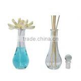 Unique Decoration Clear Glass Aroma Diffuser Bottle