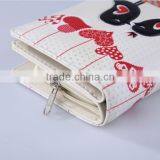 Guangzhou New Design Love Birds Printed PU Wallets and Purses With Zipper/Wholesale Fashion Gift thumbnail-2