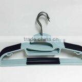 Colorful ABS Suit Hanger From China, With TPR Rubber Strip and Tie Bar, no Notch , Custom thumbnail-3