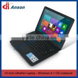 New Arrival 14.1inch Intel Celeron Ultra Slim Laptop Made In China