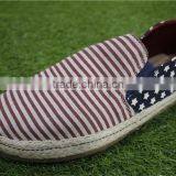 The Stars and Stripes Print Fashion Classic Canvas Stock Shoes thumbnail-1