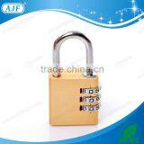 AJF 2015 New Arrival Top Security 3 Dials Large Square Shape Aluminium Padlock, Digital Padlock thumbnail-3