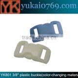 Yukai 3/8" Contoured Platic Buckle in Various Colors thumbnail-2