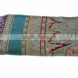 Best Deal Today !! Latest Collection of Gorgeous JAMAWAR Throws Indian Home Decorative Woolen Throws Woolen Jamavar Bedspreads thumbnail-1
