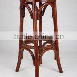 French High Seat Wooden Bar Chair thumbnail-4