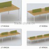 Office Cubicle Ergonomic Workstation Office Separation Desk 4 People Seating thumbnail-4