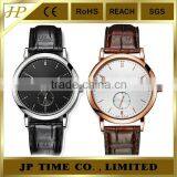 Business Leather Alloy Wrist Watch Men Watch Cheap Band Watch 2014 China Watch Factory thumbnail-1