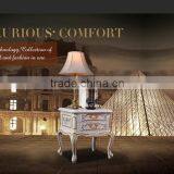 2016 Europe Royal Style Bedroom Furniture Design Bedstand for Lighting Two Doors thumbnail-3