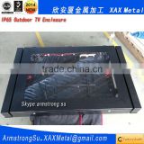 XAX17TV advertising player with computer built in metal outdoor tv enclosure