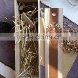 Natural Wine Bottle Wooden Box Canton Fair High Quality