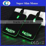 LED Lighting Logo Travel Mouse With Extendable Cable