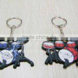 Dedo Music Funny Gift Guitar Shape Custom Metal Keychain thumbnail-4