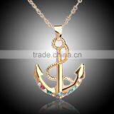 2016 Fashion Anchor Jewelry Crystal Wedding 18K Gold Necklace Designs Quality Choice Supplier's Choice thumbnail-2