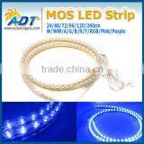 Blue 96 LEDs 96cm Waterproof PVC Flexible Neon Glow LED Strip Lights 12 Car