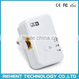 Wallmount 300M 11N Wireless WiFi Repeater EU/US/AU/UK Power Adapter