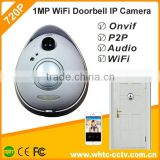 wifi P2P Two-way Audio Wireless Doorbell With Camera Intercom