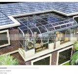 Beautiful Design& Heavy-Duty 2mm Toughed Glass with Construction Greenhouse