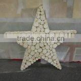 Holiday Decoration Five Star Wicker Christmas Tree Decoration thumbnail-2