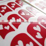 Wholesale DIY Reusable Hearts Nail Art Stencil Hollow Out Nail Designed Template thumbnail-2