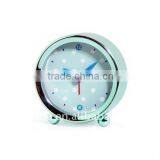 Small Size Round Shape Promotion Desk&Alarm Clock