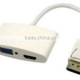 Displayport Male to HDMIVGA Adapter Cabletolink White Color thumbnail-1