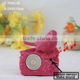 Singing Bird Statue Solar Led Garden Light thumbnail-3