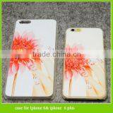 Dimensional relief painting shell Custom Hard Cover Shell for iphone 6