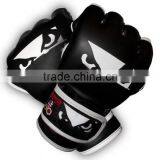 High Quality Black Leather MMA Glove, Custom Mma Gloves, Mma Grappling Gloves, PAYPAL ACCEPTED