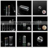 16mm18mm... Hand Blown Mini Large Medium Cover Crystal and Cap, Hollow Terrarium Necklace Pendants Christmas Clear Glass Ball thumbnail-2