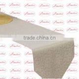 Polyester Jacquard Shining Satin Table Runner, Wedding Banquet Table Runner thumbnail-3