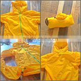 Fashionable 190T Polyester/PVC Raincoat