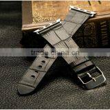 100% Crocodile Alligator Leather for 35mm Watch Band, Custom Famous Watch Band