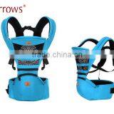 Made in China Export to Europe and America Top Quality Organic Cotton Infants Baby Hipseat Carrier Backpack Sling thumbnail-1
