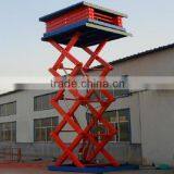 warehouse cargo scissor lift