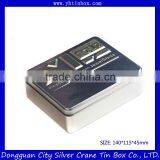 Rectangular Cookie Tin Box With High Quality Debossing