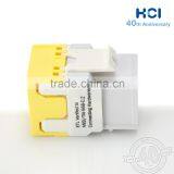 Network Solution RJ45 8P8C ETL 180 Degree UTP Super Cat 5e Modular Keystone Jack thumbnail-4