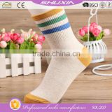 SX-207 low price bulk wholesale cotton knitted women sock woman sock socks for boot factory manufacturers