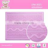Wholesale Wedding Cake Decorating Tools Chantilly Design Silicone Sugar Cake Lace Mats