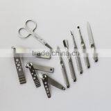 Bonvatt 9 Pcs Promotional Gifts Manicure Set in Blister Card Men Grooming Kit thumbnail-5