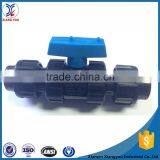 PP Compression Fitting True Union With Quick Release Ball Valve