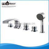 Hardware Of Bathroom 2 Ways Out Tub And Shower Waterfall Faucets With Hand Shower Side Mounted Bath Faucet thumbnail-1