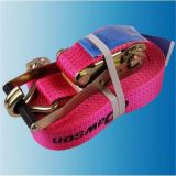 China Supplier Polyester 50MM 5Ton Ratchet Strap Belt