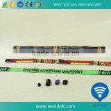 2016 Festival Woven RFID NTAG213 Fabric Wristband for Events thumbnail-2