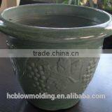 Custom Plastic Flower Pot Various Size Flowerpot Garden Pots Plante HDPE,Artificial Metal thumbnail-3