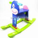 High Quality Wooden Baby Toy Calf Rocking Horse Balance thumbnail-1