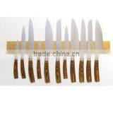 10inch 14inch 16inch Walnut Wood Magnetic Knife Holder thumbnail-3